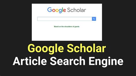 google schlar|google scholar articles search.